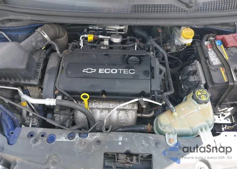 2012 Chevrolet Sonic 2Lt из США, поврежденный, VIN 1G1JC5SH2C4211895